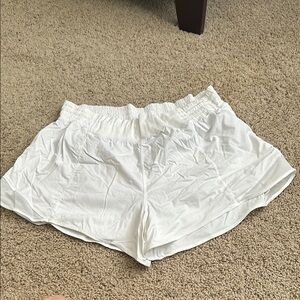 Women's White Shorts